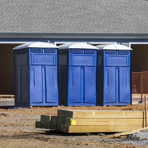 how do you ensure the portable toilets are secure and safe from vandalism during an event in Clarysville